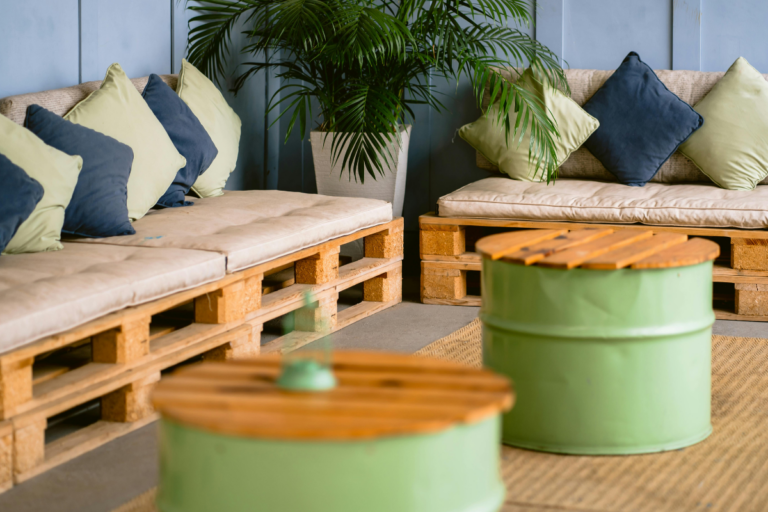 móveis de pallets para quintal